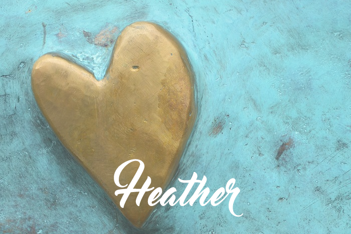 H is for… Heather graphic