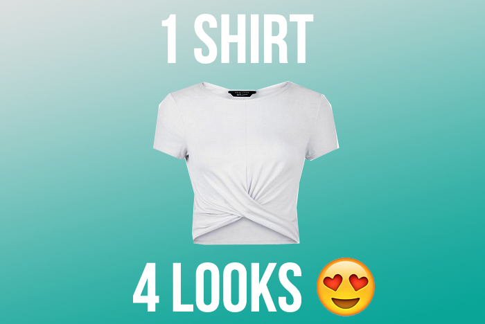 1 Shirt 4 Looks graphic