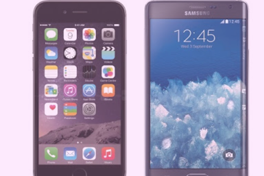 Samsung’s Race against Apple graphic