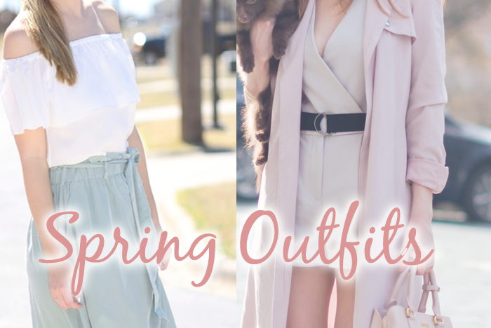 Spring Outfits From Fashionistas graphic
