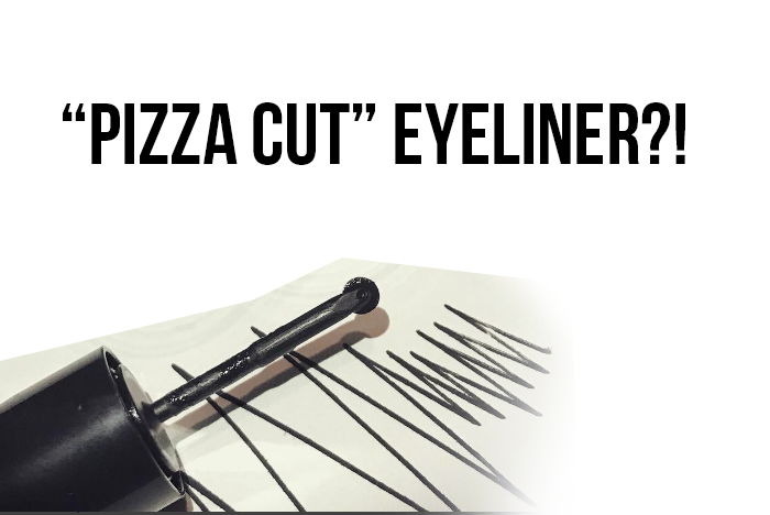 “Pizza Cutter”Eyeliner graphic